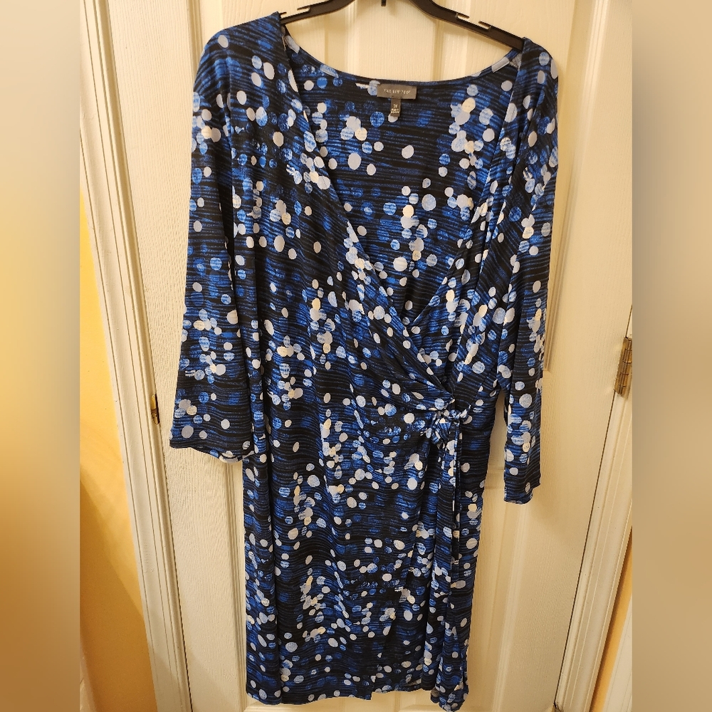 Blue and white dress from The Limited Size 3x